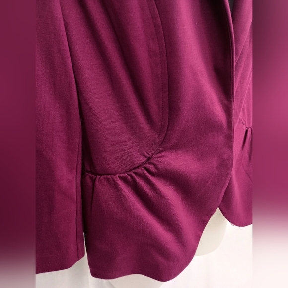 2/$30 ELLE Elegant Purple Maroon Merlo Blazer Preppy Clueless Dopamine(#1,255) - Picture 5 of 9